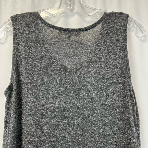 Pretty Angel Womens A Line Dress Gray Scoop Neck Sleeveless Ruffle Lace Small - Picture 3 of 10